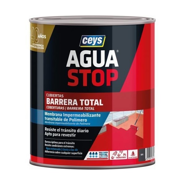 AGUA STOP BARRERA TOTAL 1KG GRIS