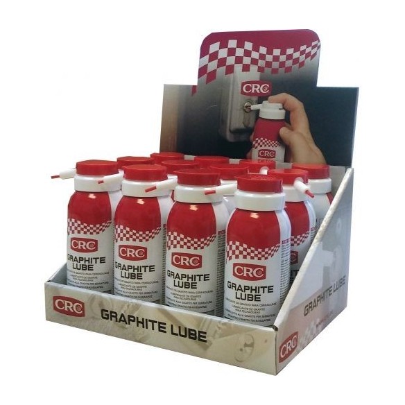 GRAPHITE LUBE: Lubricante de grafito para cerraduras. Seco