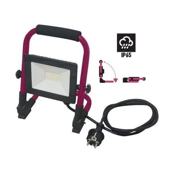 Foco LED con bastidor abatible