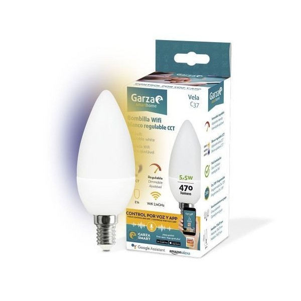 Bombilla WiFi Garza Vela E14