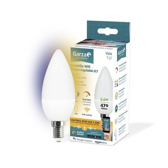 Bombilla WiFi Garza Vela E14