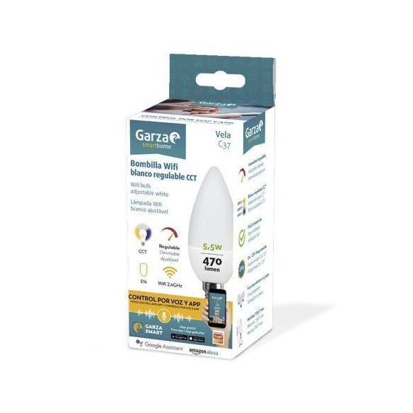 Bombilla WiFi Garza Vela E14