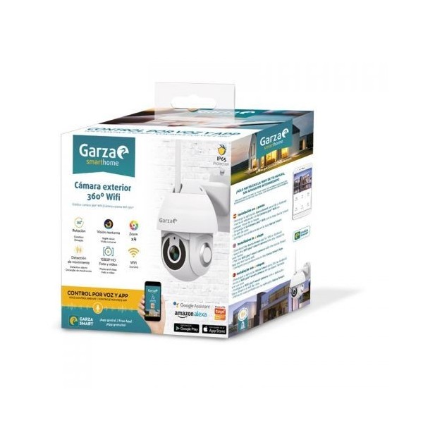 Cámara  Wifi Garza de exterior 360º 1080p HD