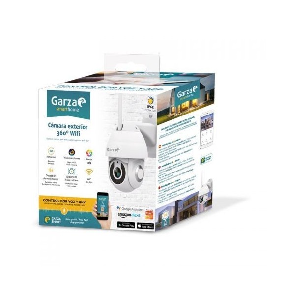 Cámara  Wifi Garza de exterior 360º 1080p HD
