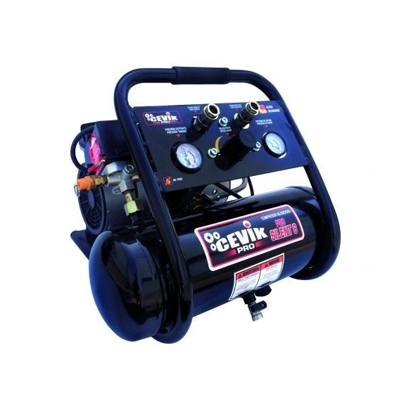 COMPRESOR SILENC. 6L 1HP CEVIK PRO CA-PRO6SILENT