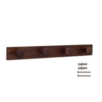 Mod.3734 Colgador fresno 4 pomos con textura
