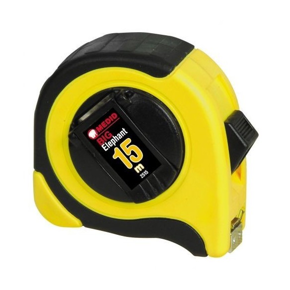 Flexómetro 15x25mm. Estuche ABS+elastollan. Magnetico