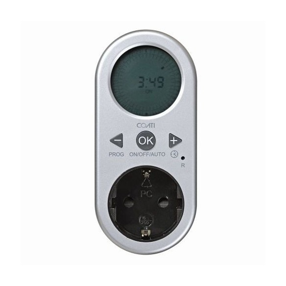 PROGRAMADOR DIGITAL DIARIO ALUMINIO COATI