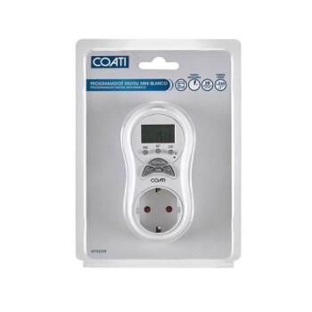 MINI PROGRAMADOR DIGITAL SEMANAL BLANCO COATI 2