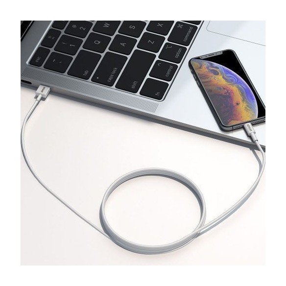 Cable Lightning - USB A Blanco 1M Simon