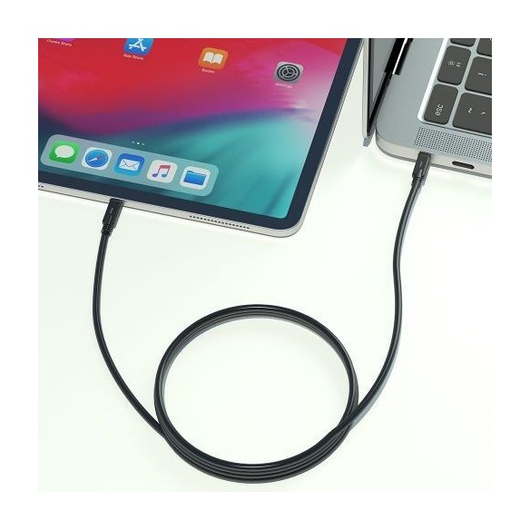 Cable USB 3.1 C - USB C Negro 1M Simon