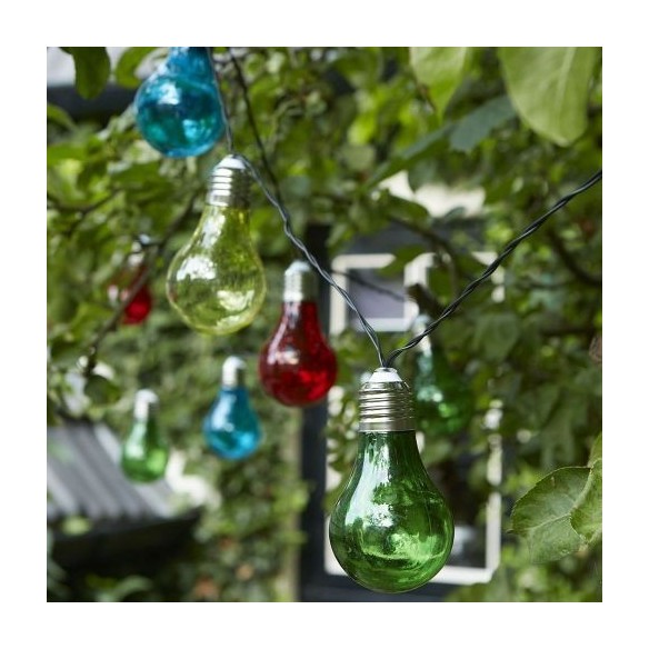 Guirnalda Decorativa Bombillas Colores Luxform