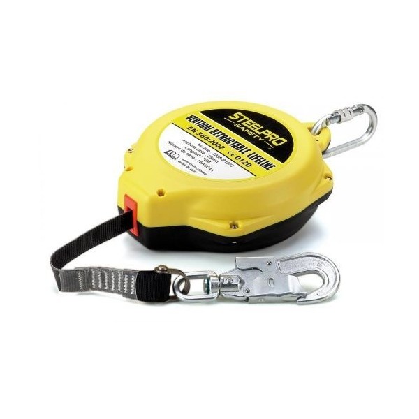 1888-B10C ANTICAIDAS RETRACTIL CINTA 10 METROS