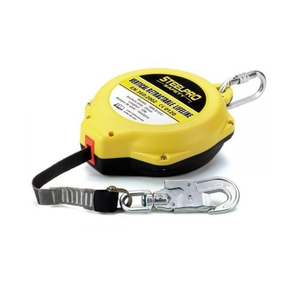 1888-B10C ANTICAIDAS RETRACTIL CINTA 10 METROS